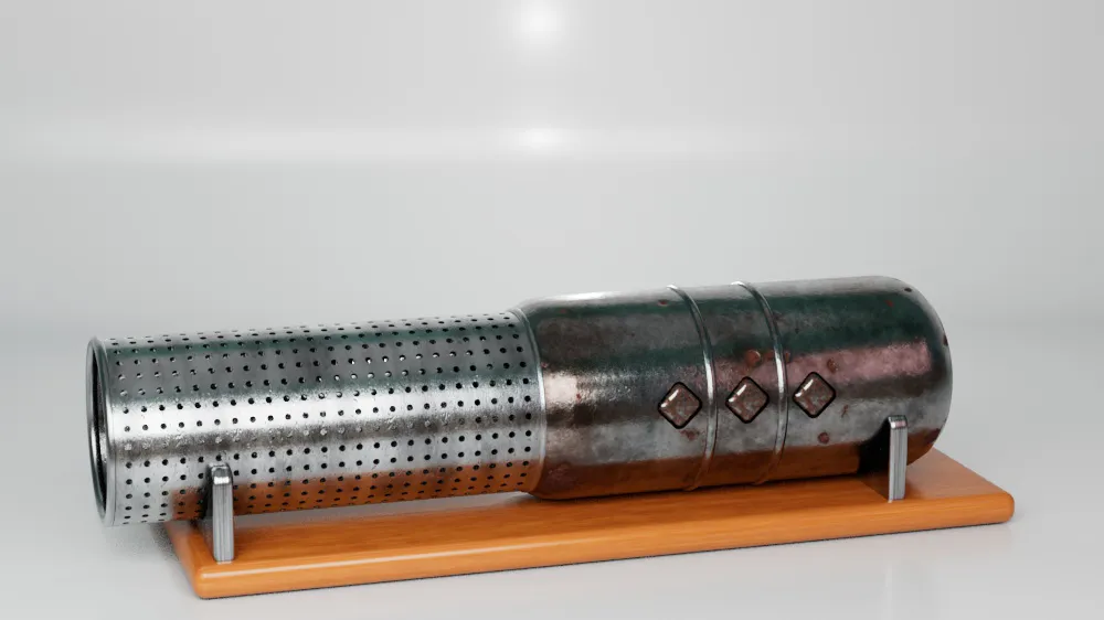 مدل سه بعدی دودکش