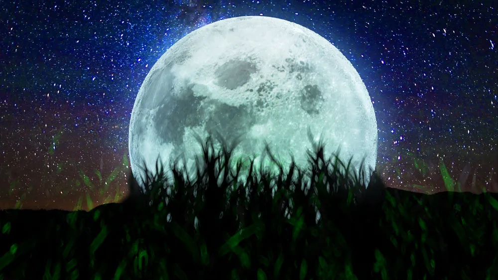 مدل ماه از نگاه زمین