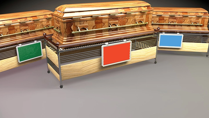 مدل تابوت چوبی