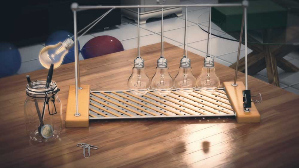 انیمیشن لامپ